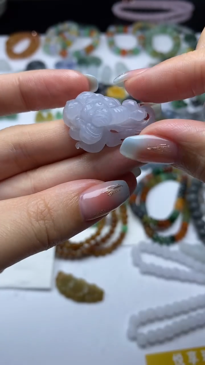 定制翡翠未镶嵌毛货定制不退不换