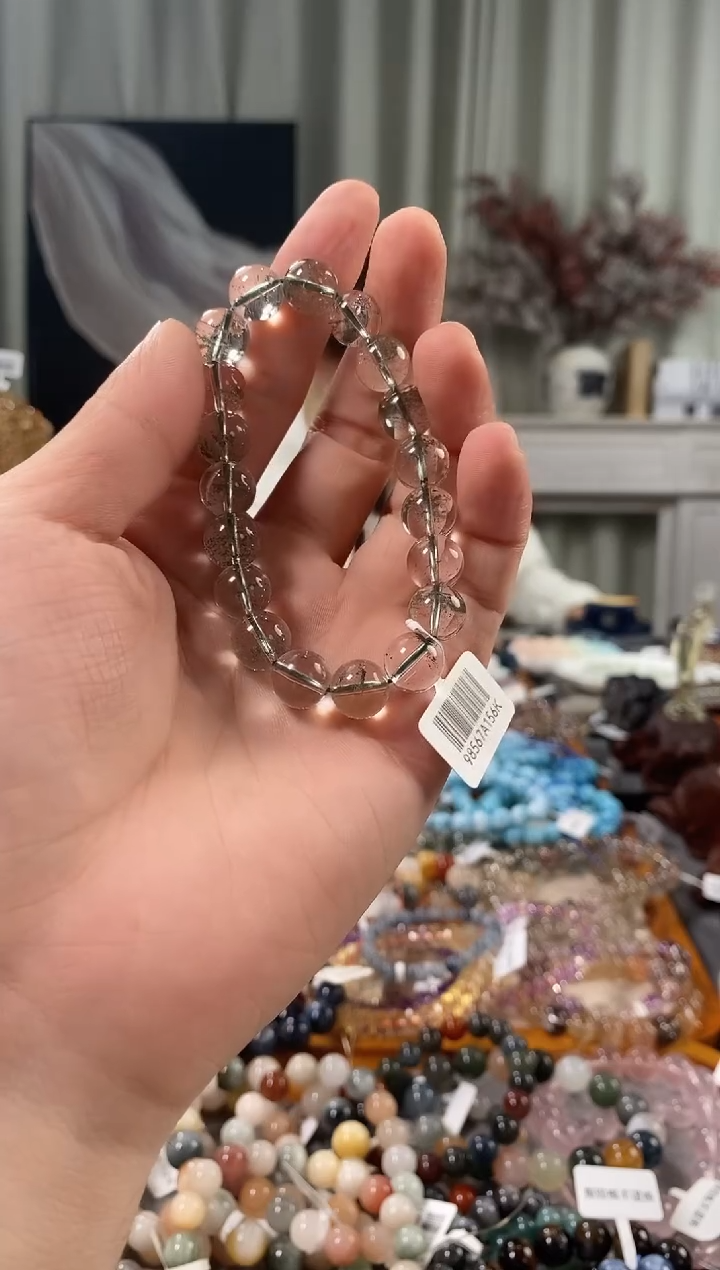 未镶嵌手链水晶绿幽灵