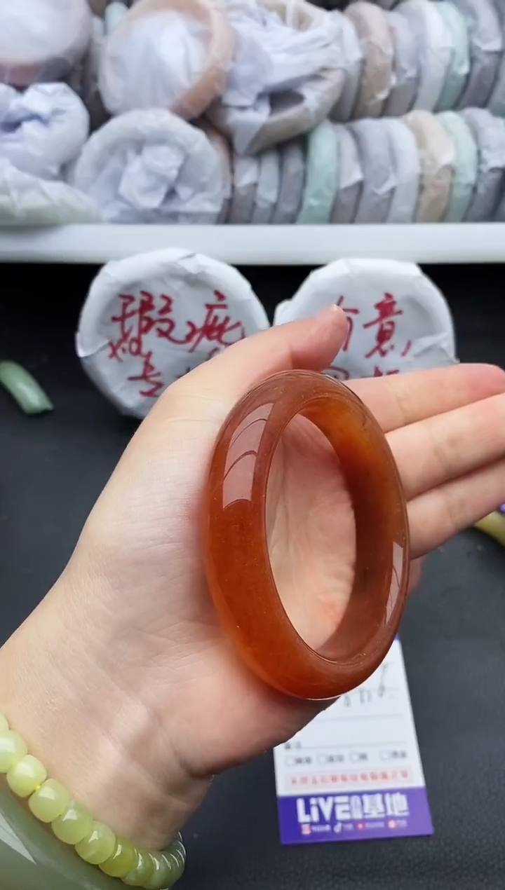 未镶嵌手镯石英质玉瑕疵328+55/56