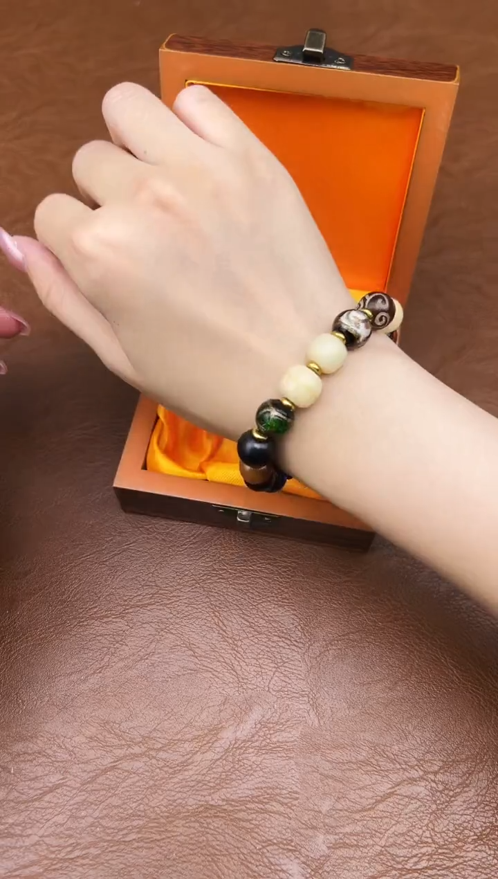 万家文玩阁天珠多宝十八子链接@@YS970