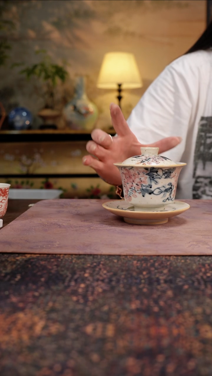 杯景德镇陶瓷杯碗柴烧多人