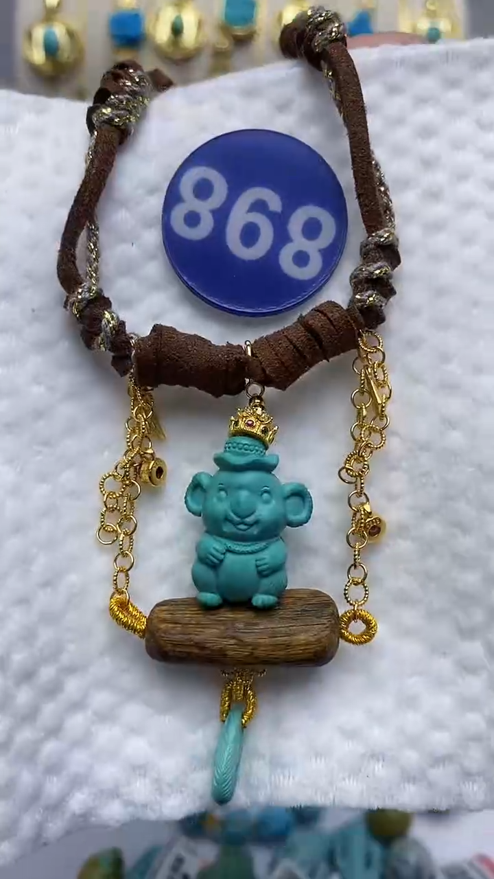 【闪购商品】绿松石项链银S925镶嵌898
