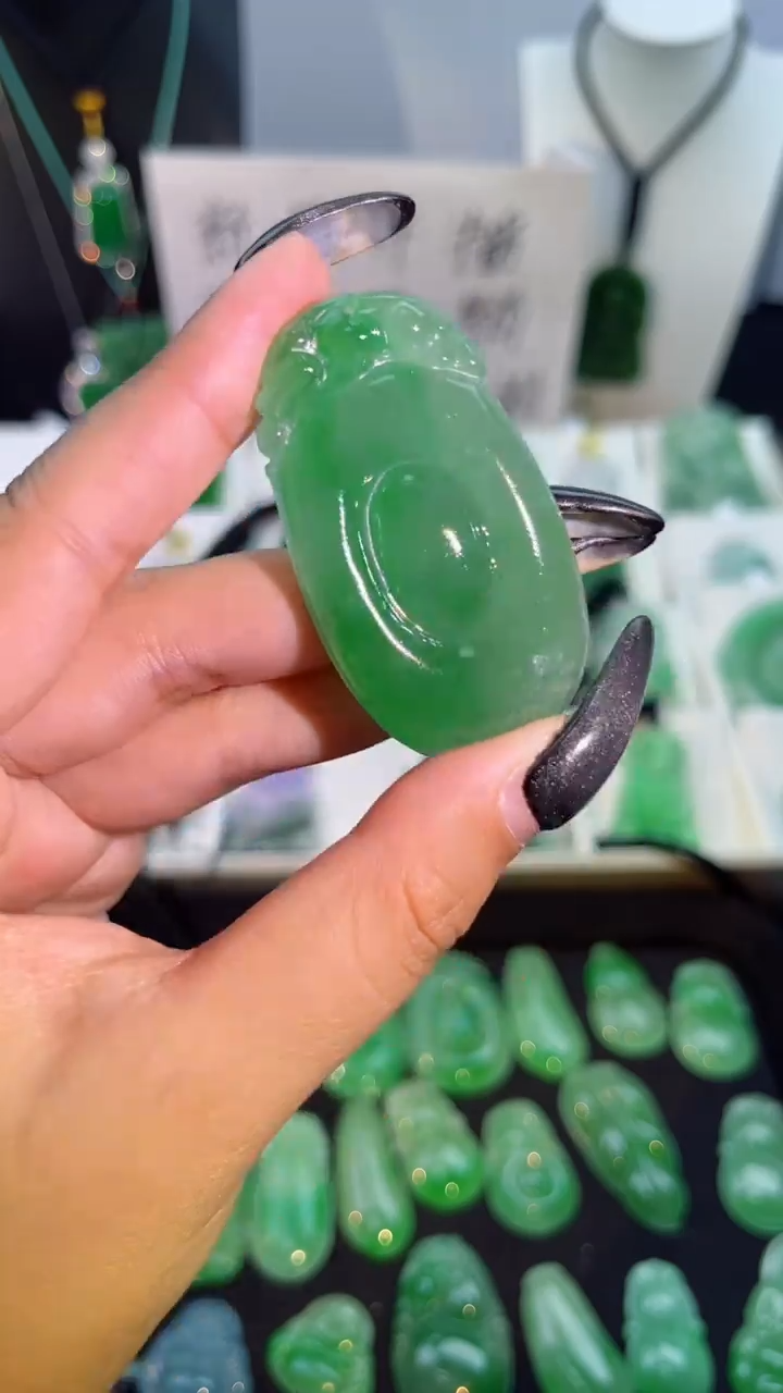 【闪购商品】翡翠手串未镶嵌翡翠颈饰未镶嵌天然翡翠吊坠68