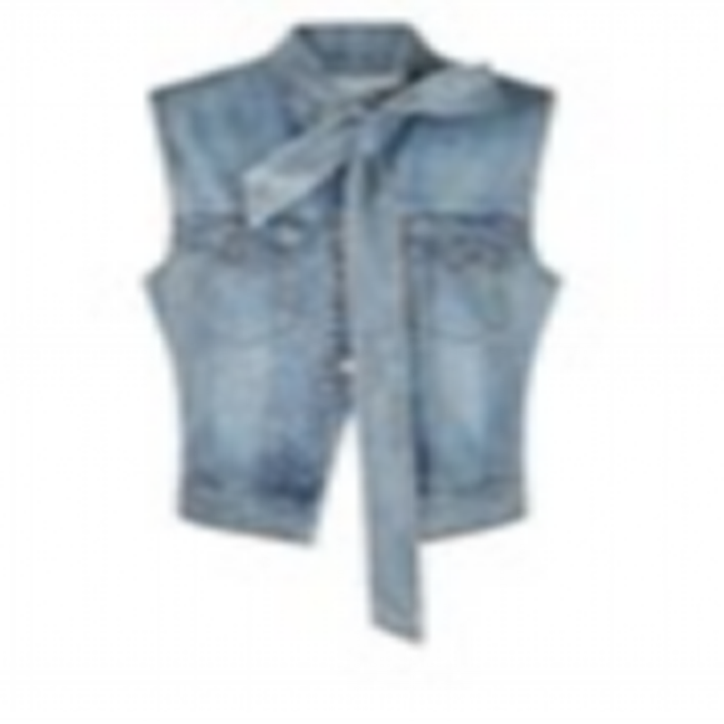 牛仔蓝马甲U041剪标出货61253101878U041