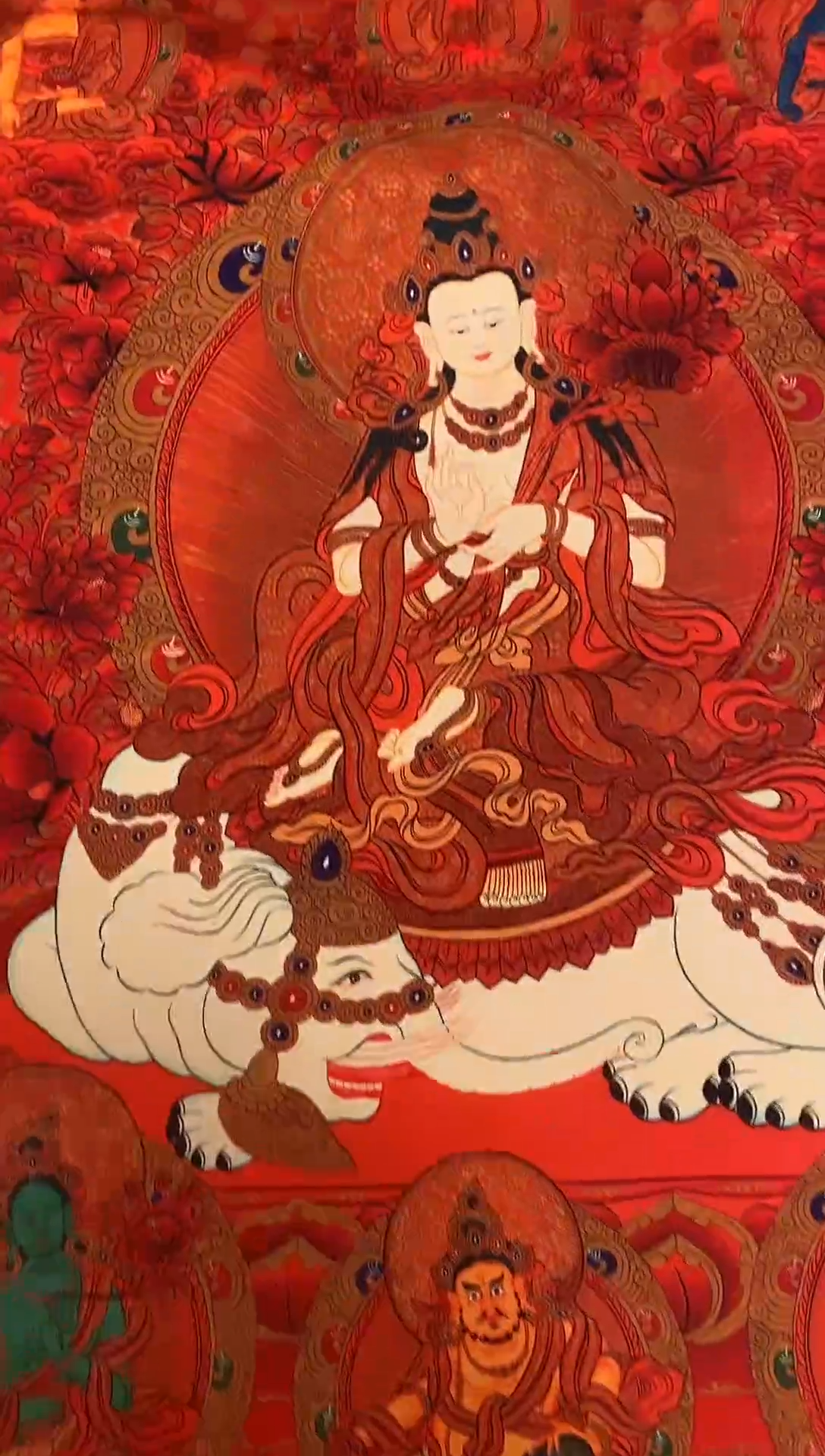 装裱画精美唐卡tk16172