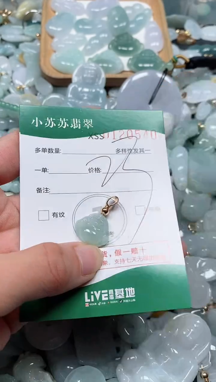 【闪购商品】翡翠颈饰未镶嵌闪购商品0120540