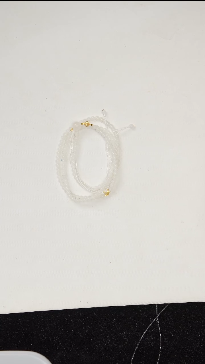 项链18K金镶嵌和田玉项链