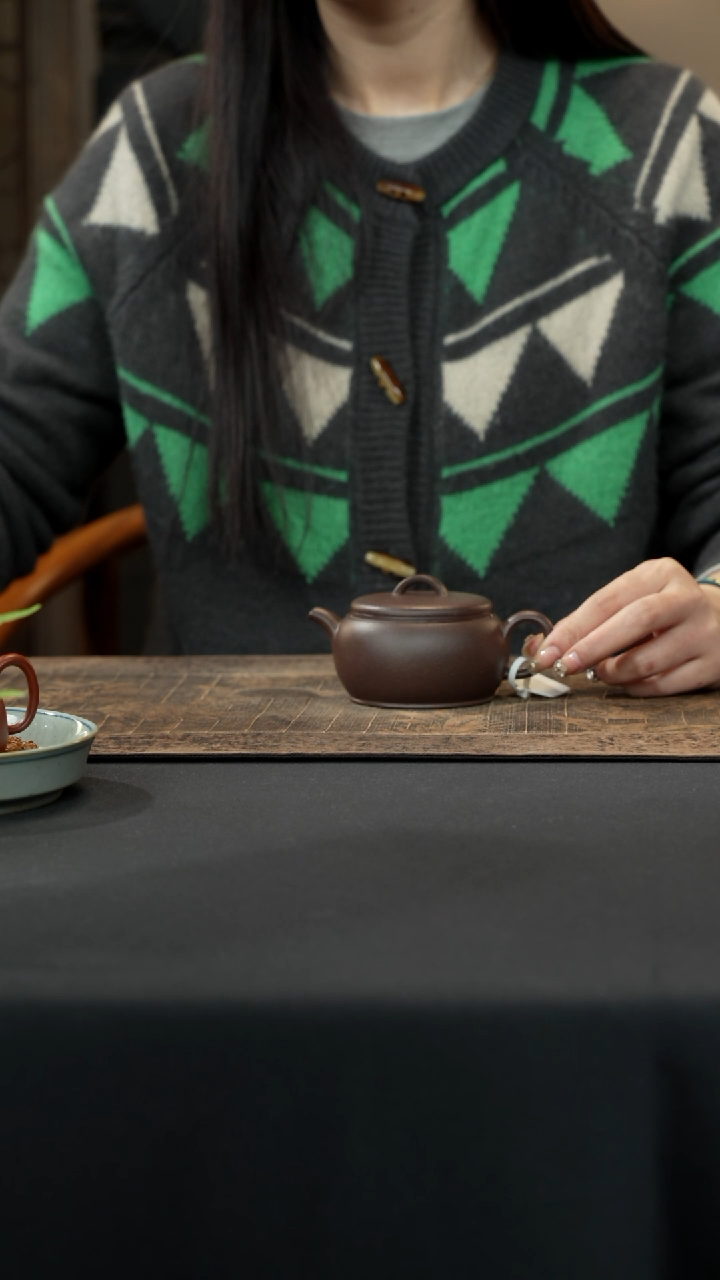 【闪购商品】紫砂茶壶天青泥申锡汉瓦200cc