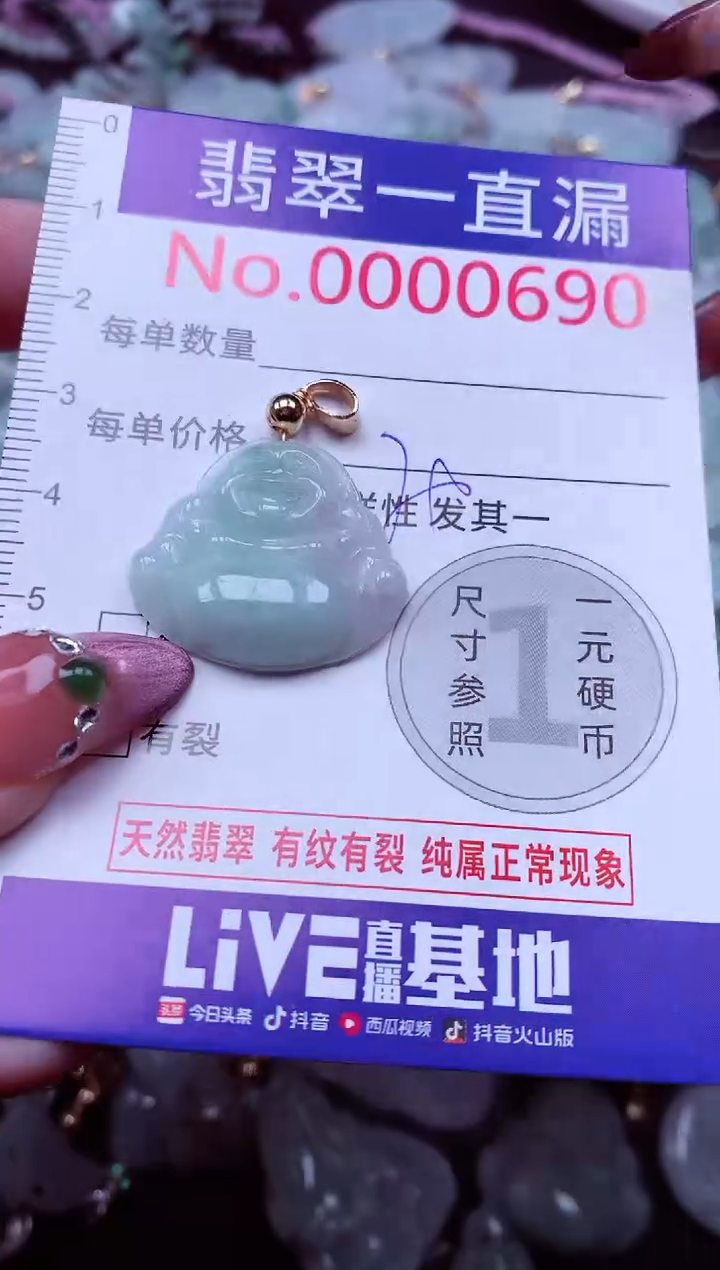 颈饰未镶嵌翡翠690