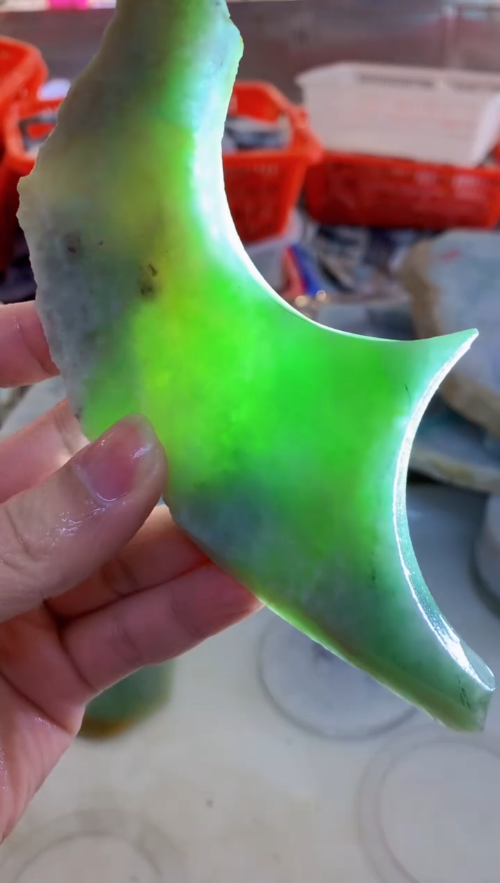 翡翠未镶嵌颈饰0朗0翡翠珠宝 695