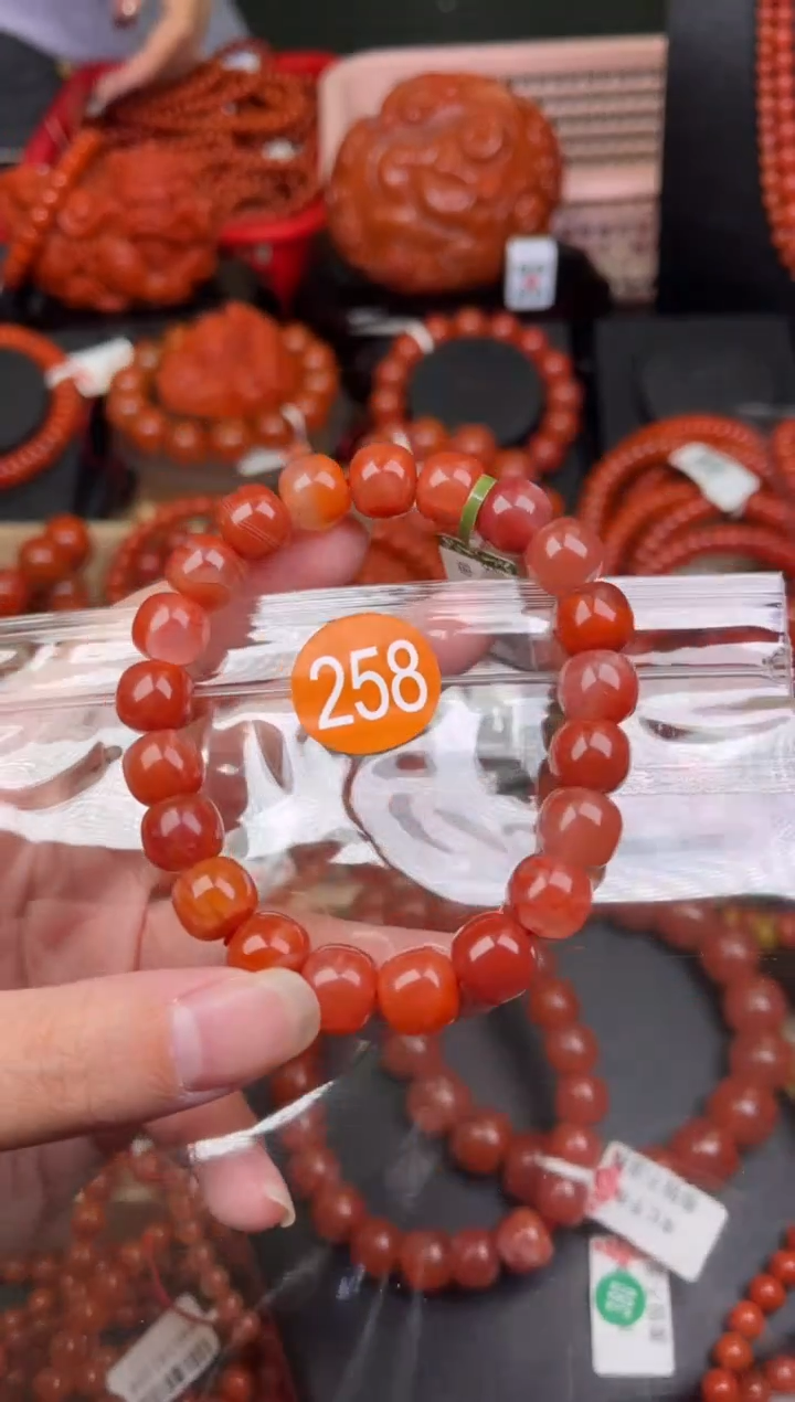【闪购商品】南红玛瑙珠宝奇石未镶嵌258-10+