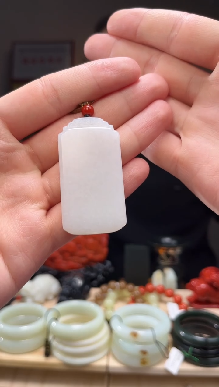 颈饰未镶嵌和田玉用****7吊坠