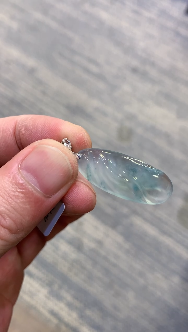 颈饰未镶嵌翡翠天然A货翡翠