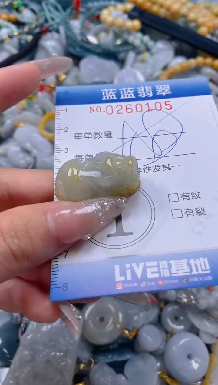 翡翠未镶嵌颈饰闪购0260105多样性发其一
