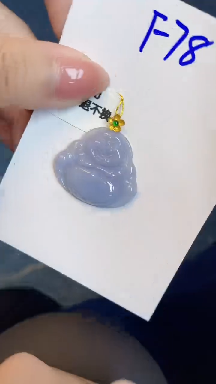 翡翠18K金镶嵌颈饰0000000000