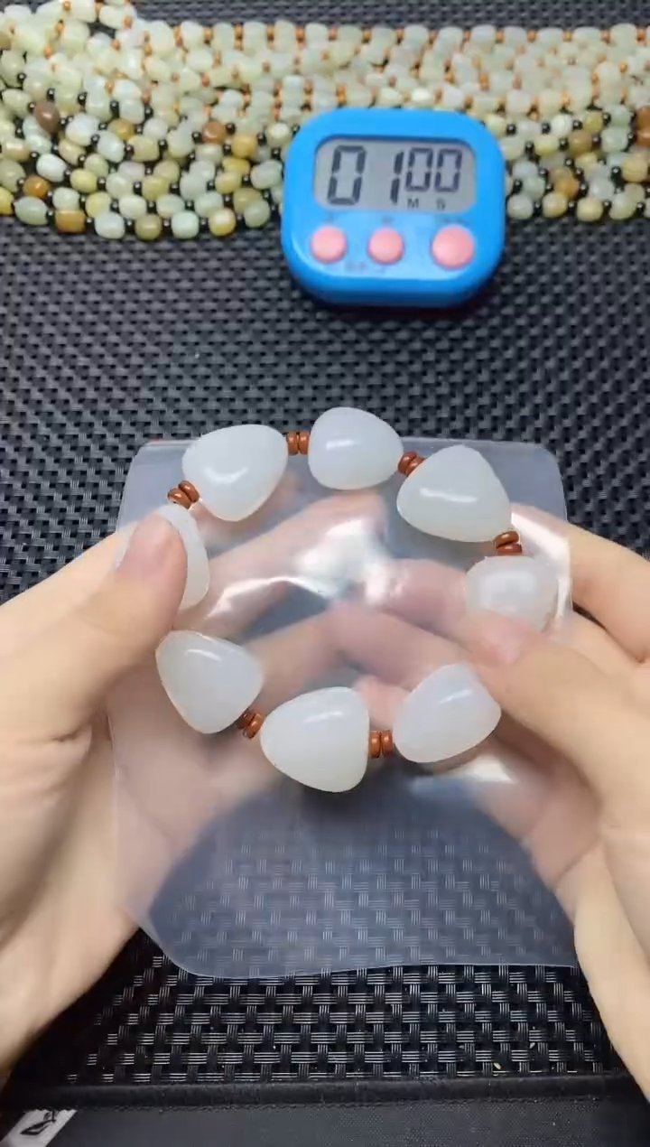 未镶嵌手链和田玉漂****你手串