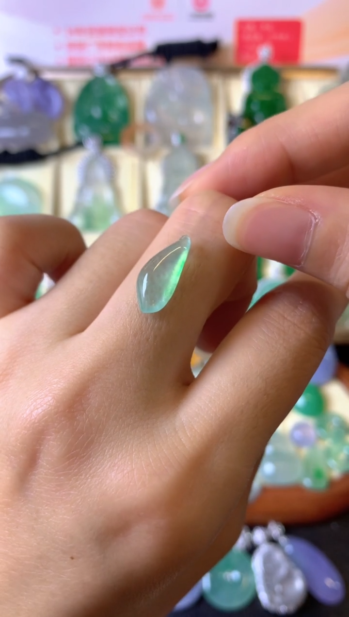 【闪购商品】定制翡翠未镶嵌1裸玉（客户意向镶嵌）