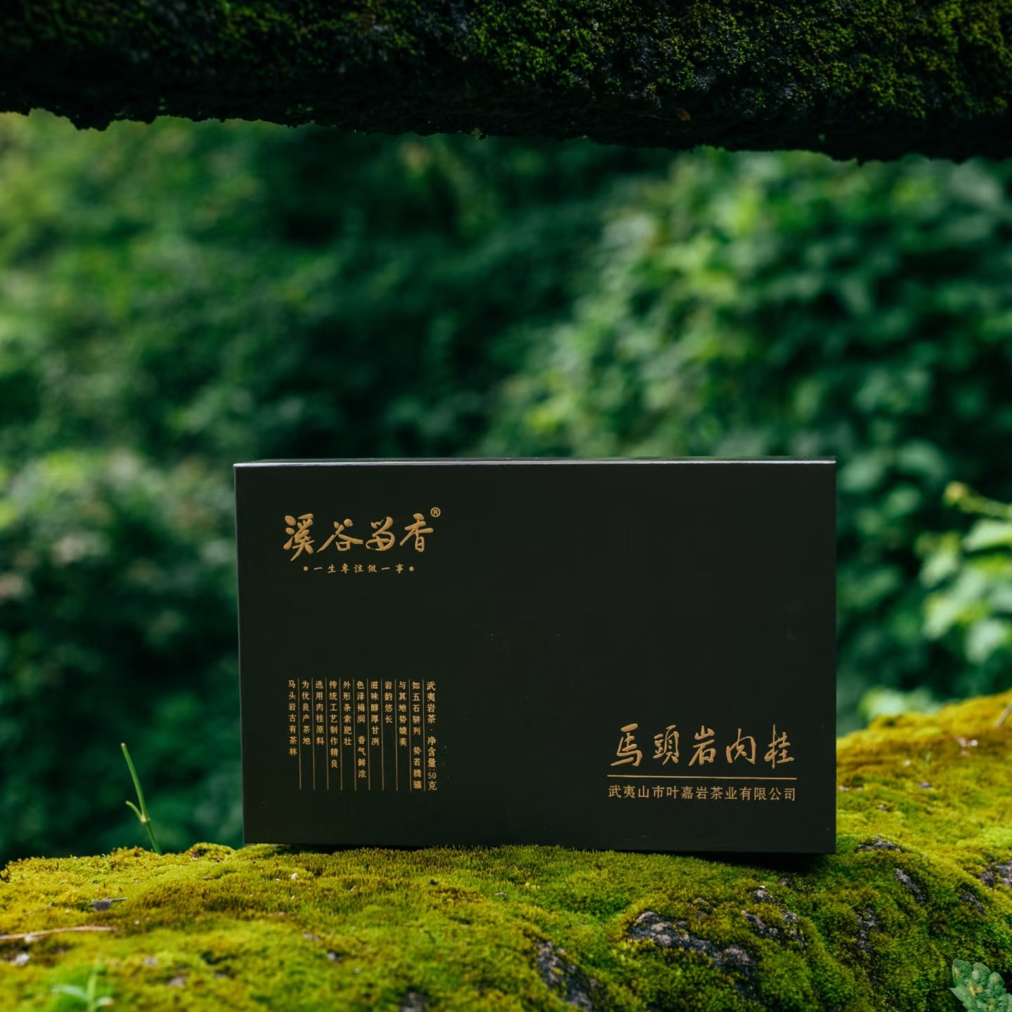 【溪谷留香】马头岩肉桂正岩武夷乌龙岩茶招待送礼礼盒装60g