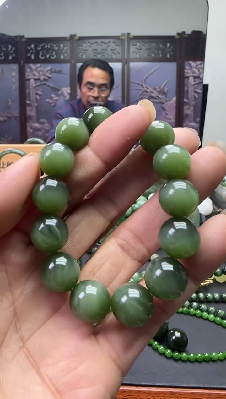 未镶嵌和田玉珠宝奇石手串