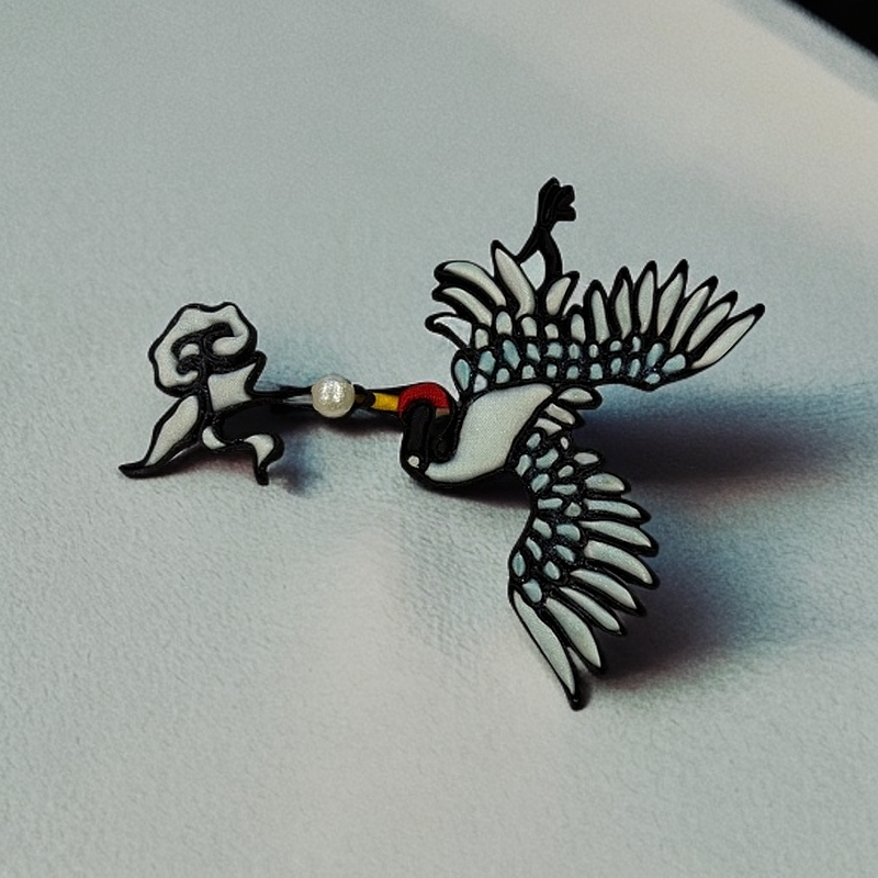 新中式旗袍唐装编制扣子手工定制云鹤盘扣