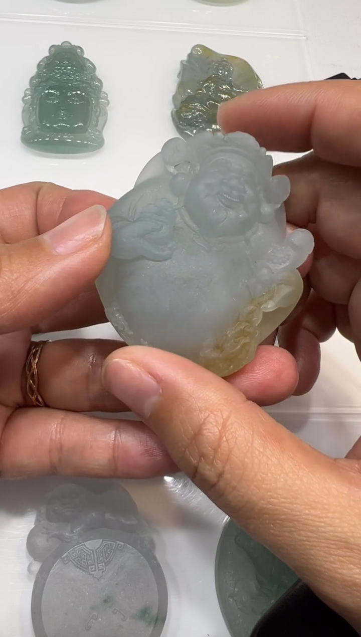 【闪购商品】定制翡翠未镶嵌财神