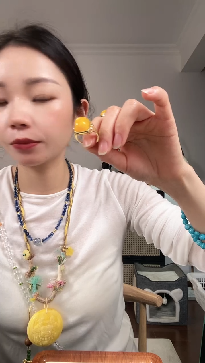 【闪购商品】琥珀颈饰未镶嵌A254AAAAAAA