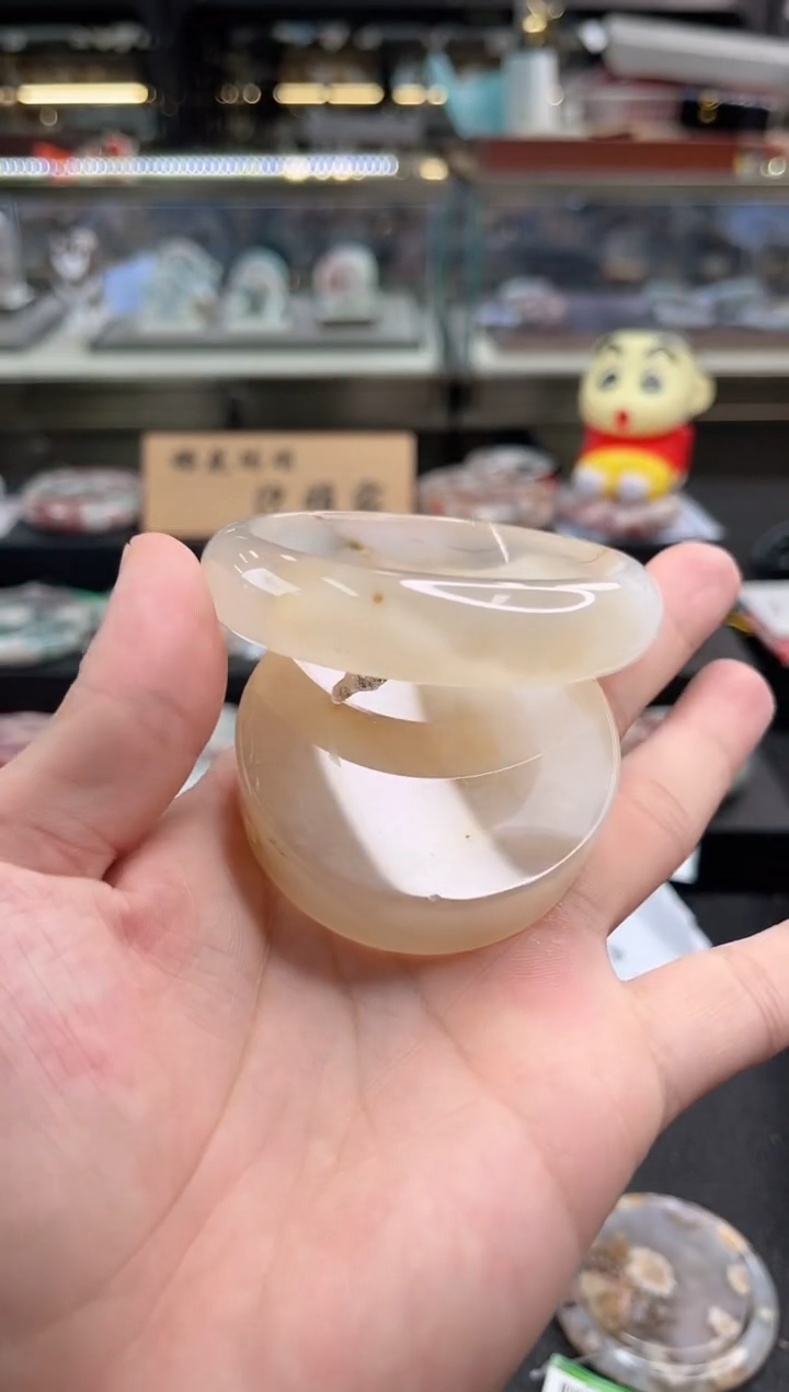 未镶嵌手镯石英质玉57圈口（赠品镯心）1885004