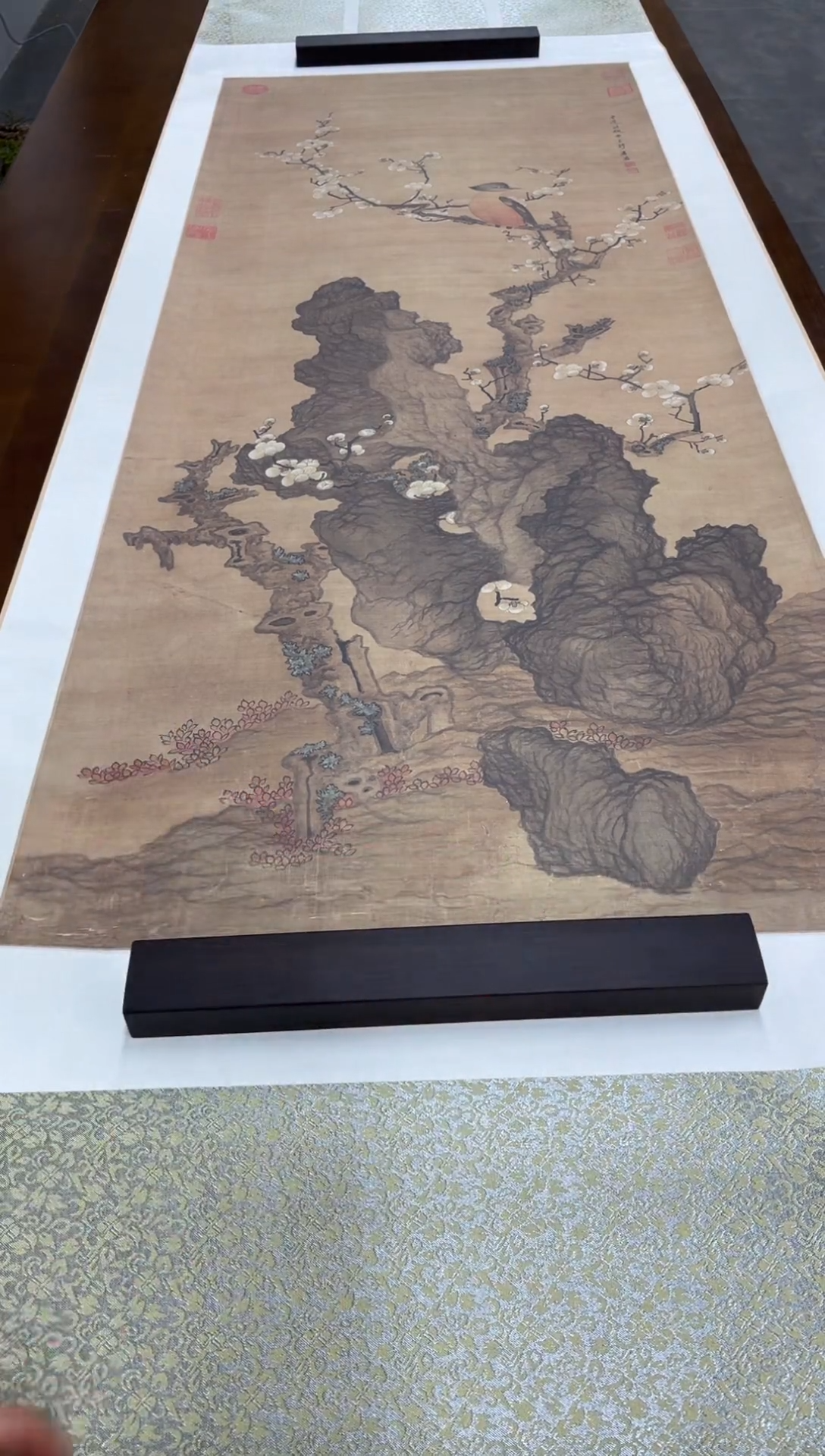 【复刻品】陈洪绶 梅花山鸟
