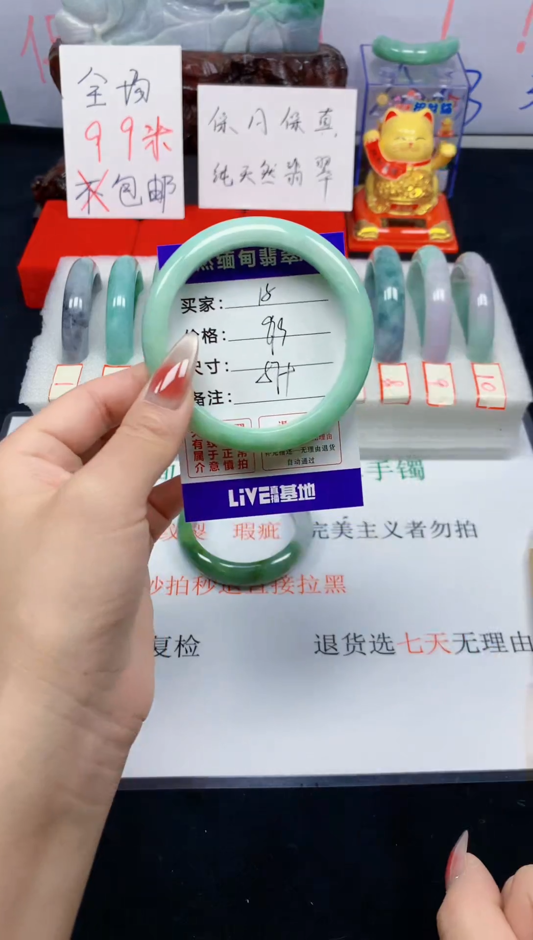 未镶嵌手镯翡翠15