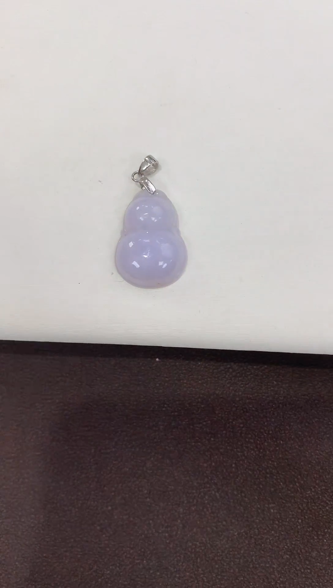 颈饰银S925镶嵌翡翠缅甸a货翡翠