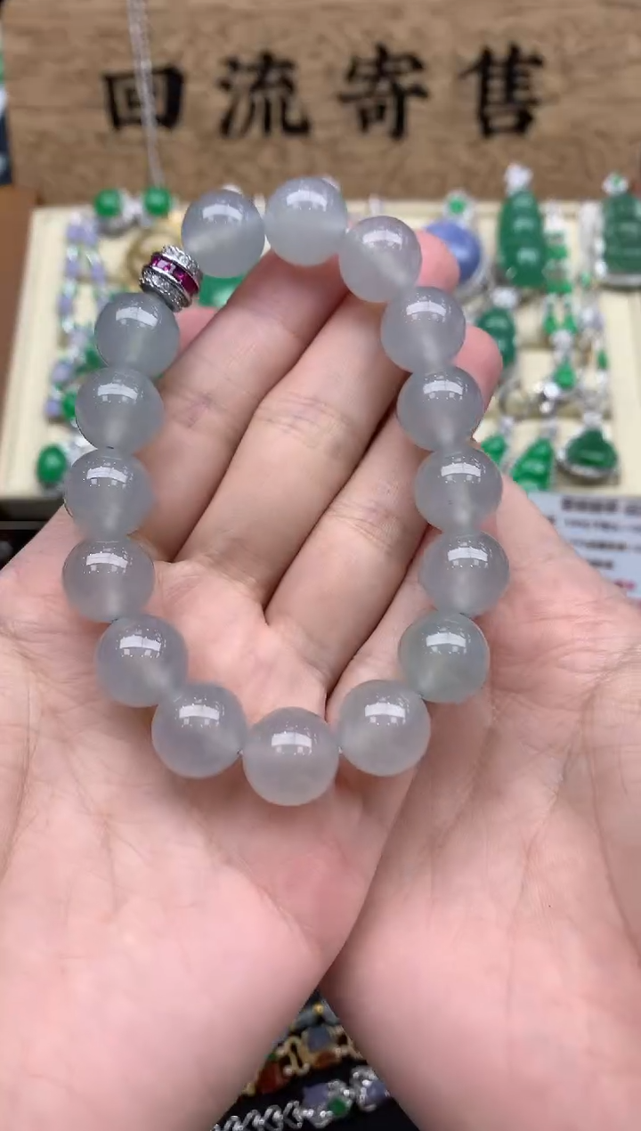 【闪购商品】翡翠手串未镶嵌633-定金5000总价27500