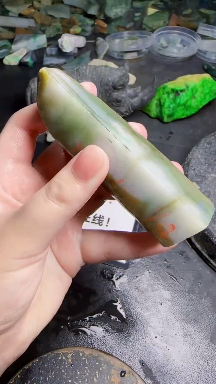 未镶嵌挂件翡翠石*玉天然翡翠024