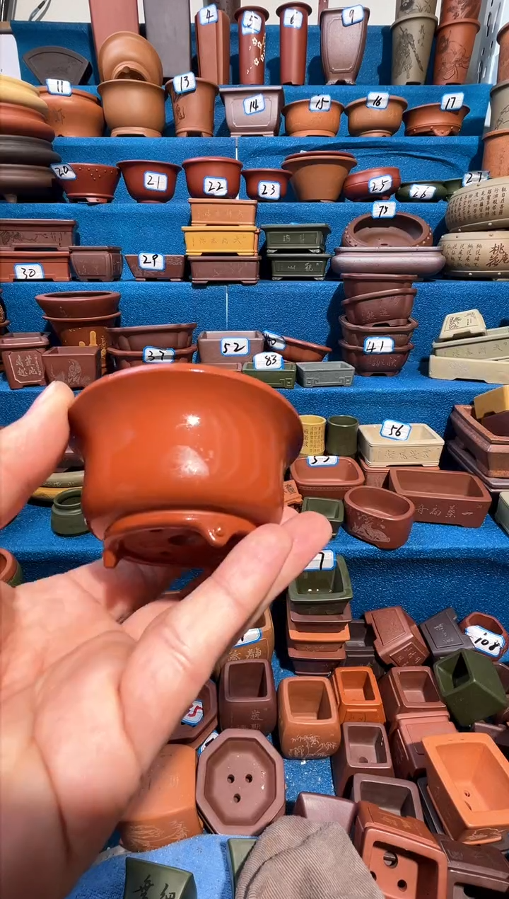 【闪购商品】紫砂紫砂花盆7*3.5