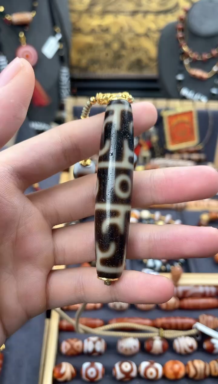 【闪购商品】玛瑙/玉髓颈饰未镶嵌天缘三眼锁骨链