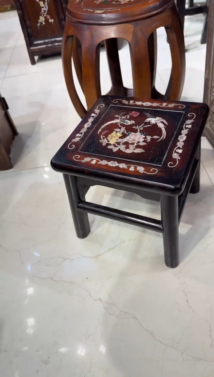 木紫檀长尾鸟富贵凳298.8888