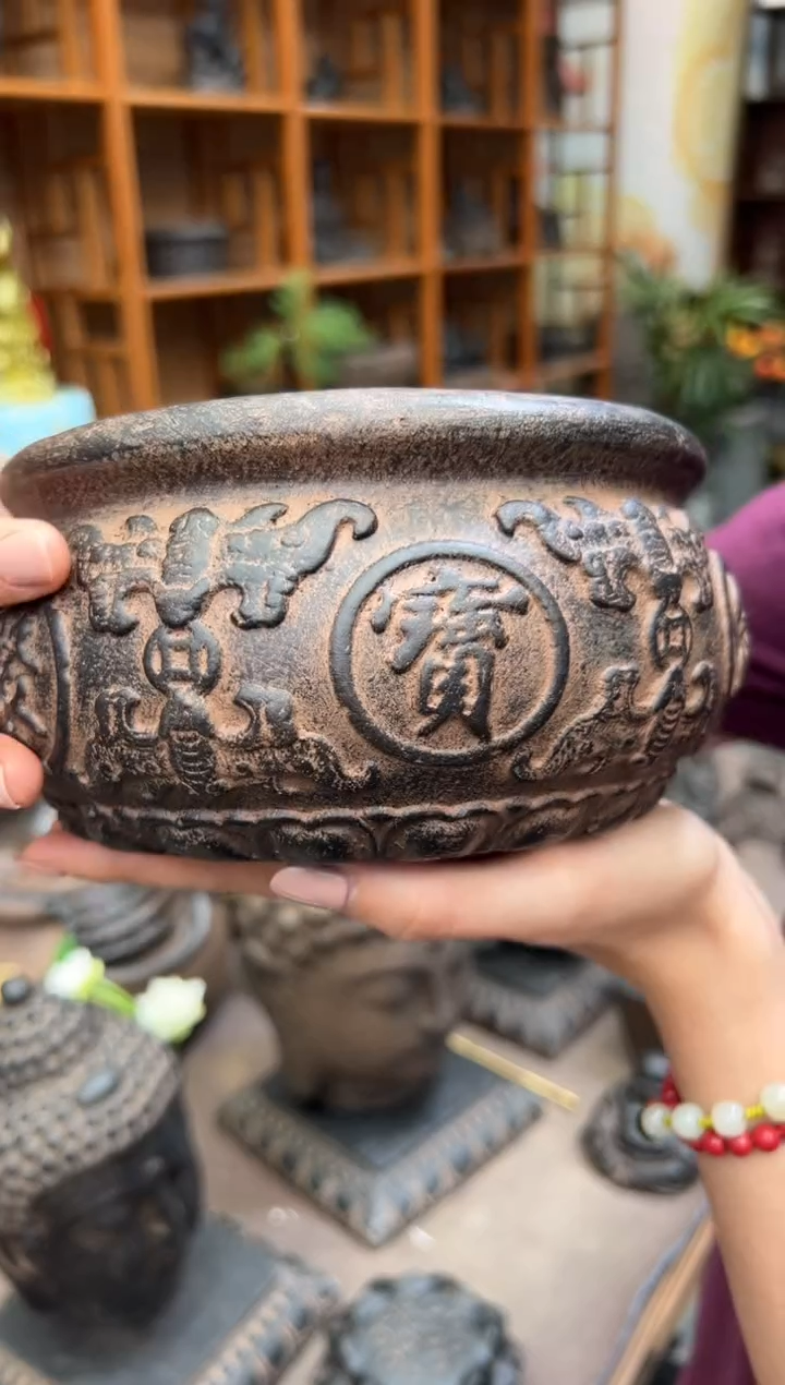 陶土【火山泥】聚宝盆