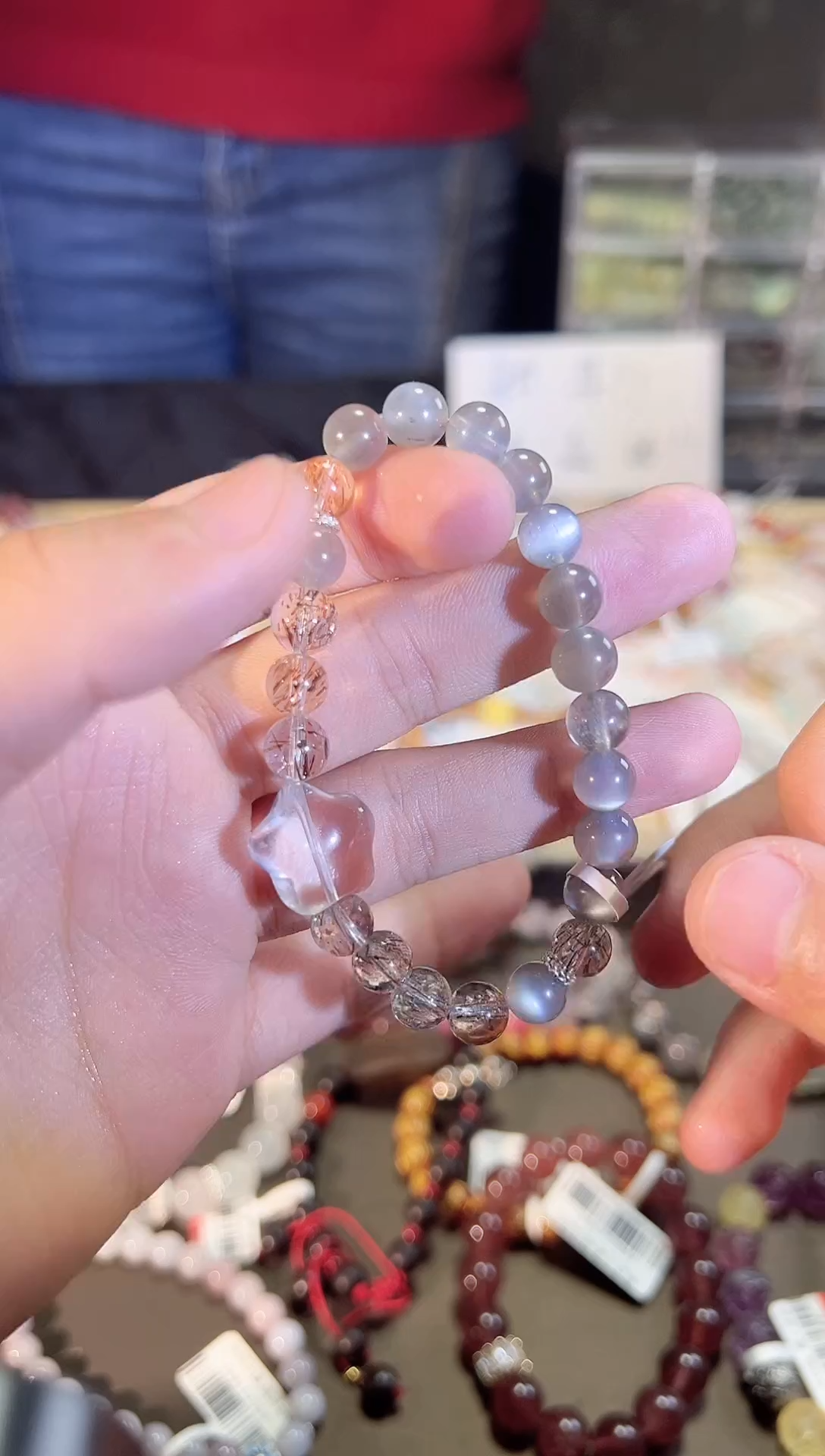 【闪购商品】水晶手链未镶嵌Q245手串