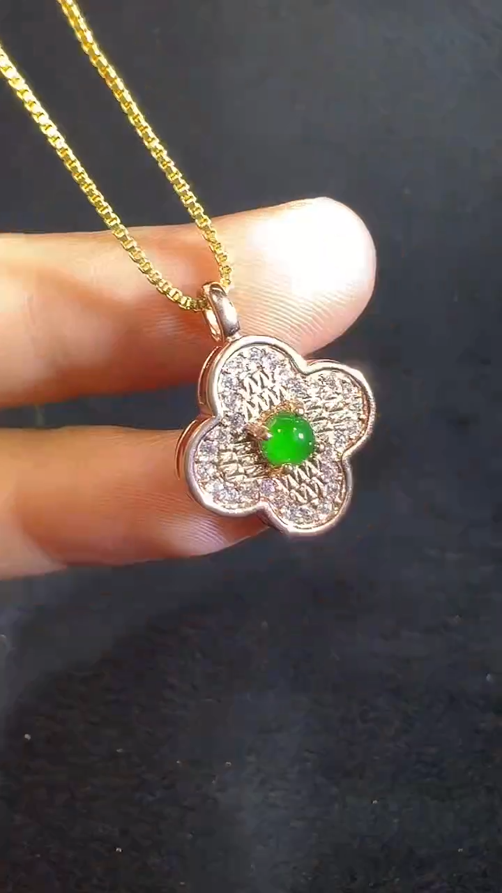 颈饰未镶嵌翡翠多样性其一不含链