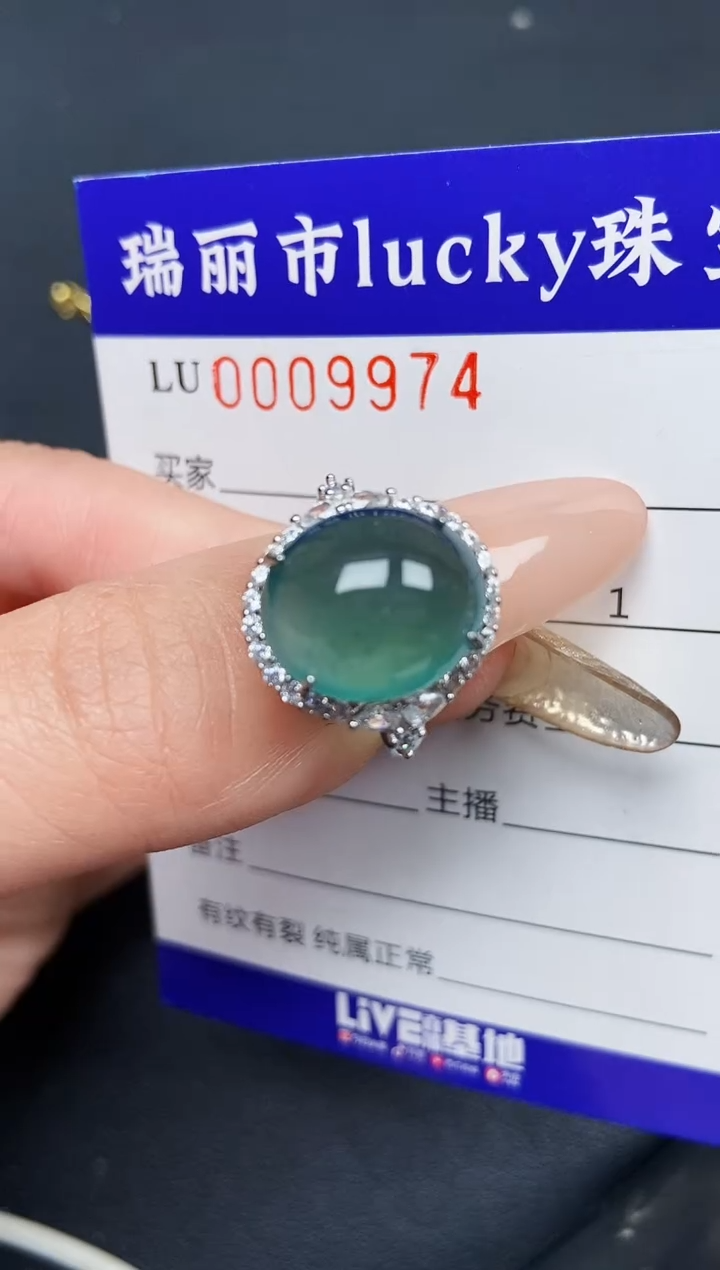 【闪购商品】翡翠颈饰银S925镶嵌9974