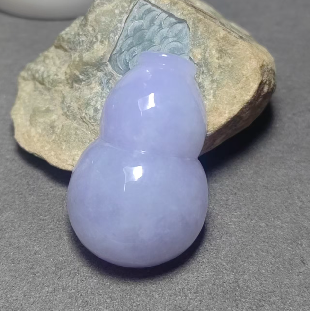 紫葫芦精致手工雕刻挂件36.7*24*13（圆B2）