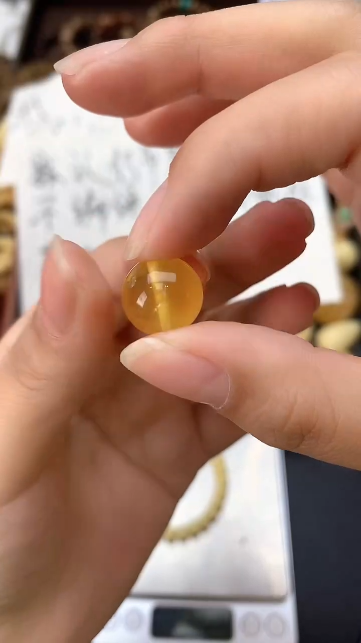 【闪购商品】琥珀珠宝奇石未镶嵌055琥珀蜜蜡 花粉  有坑  冰花