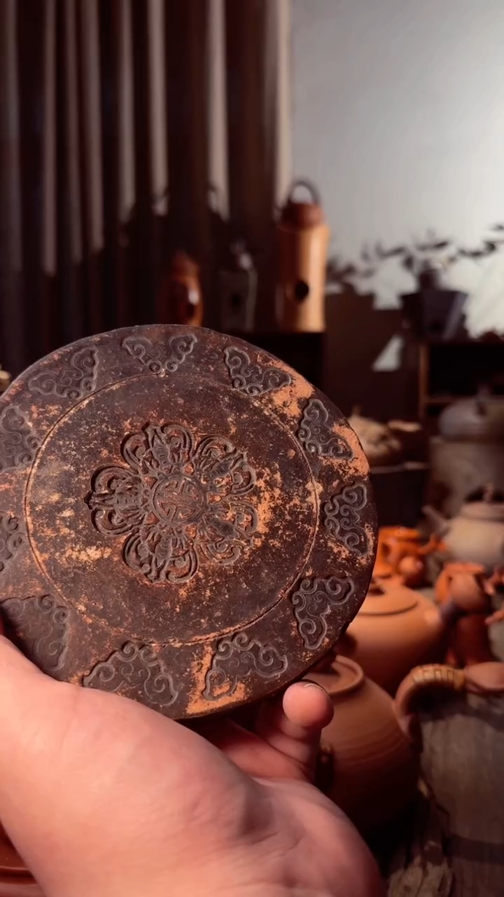 【闪购商品】壶南蛮风小圆垫直径14cm