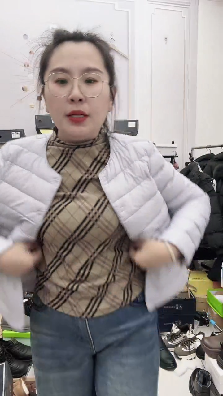 加厚鸭绒内胆外套 