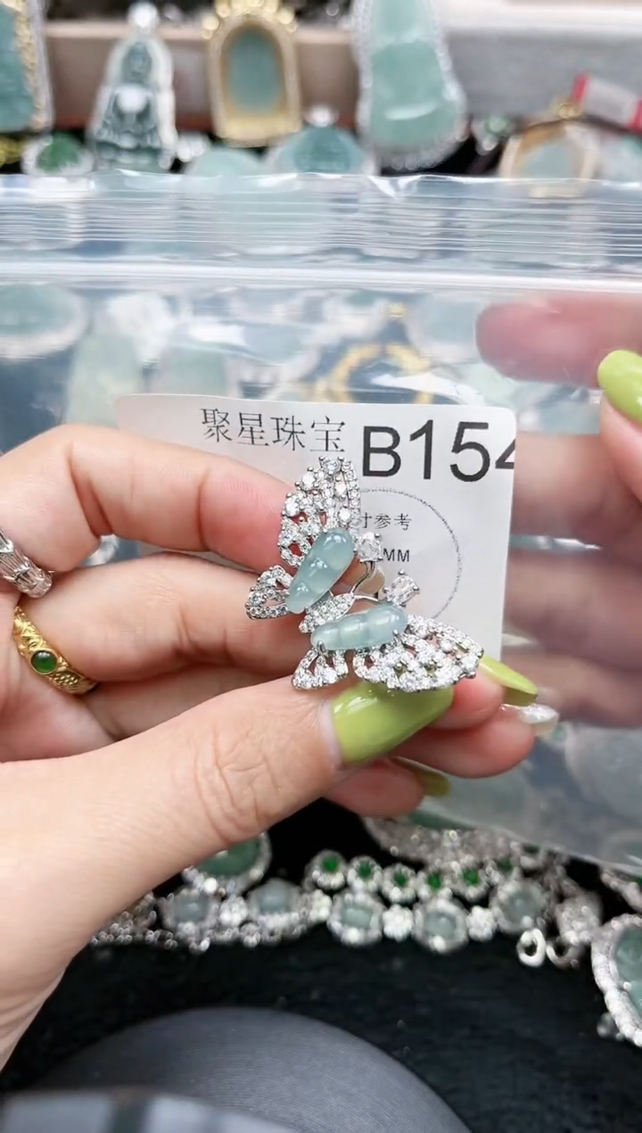 【闪购商品】翡翠颈饰未镶嵌赠皮绳154