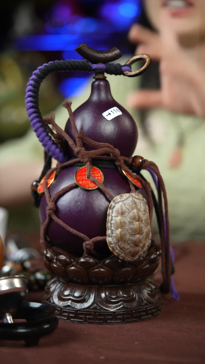 【闪购商品】116号500ml左右的非遗漆器酒葫芦