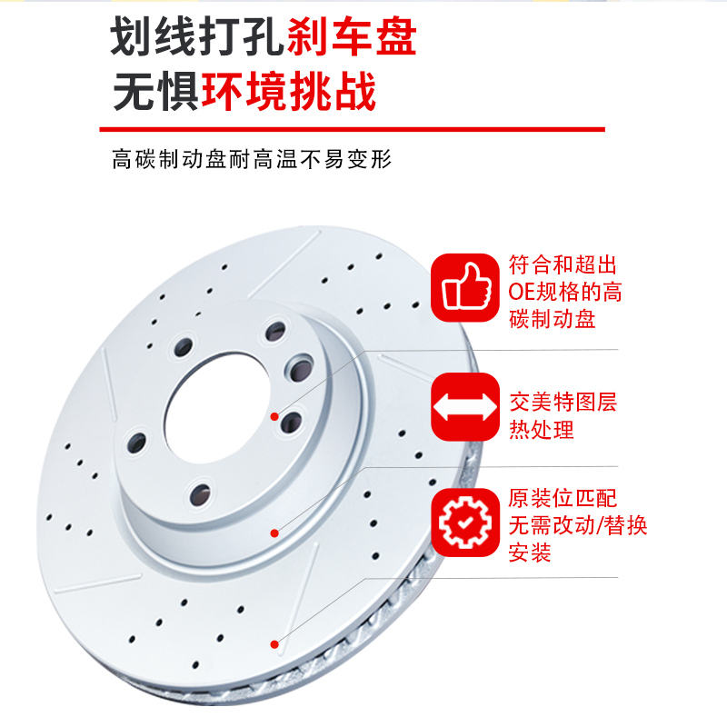奔驰A/B/C/E/S/GL/GLK/ML/AMG/R/V/威霆/奔驰全系刹车盘