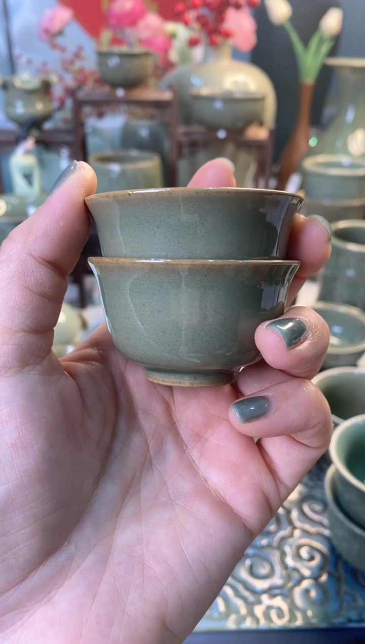 【闪购商品】黑泥素面微瑕小茶杯【2只】