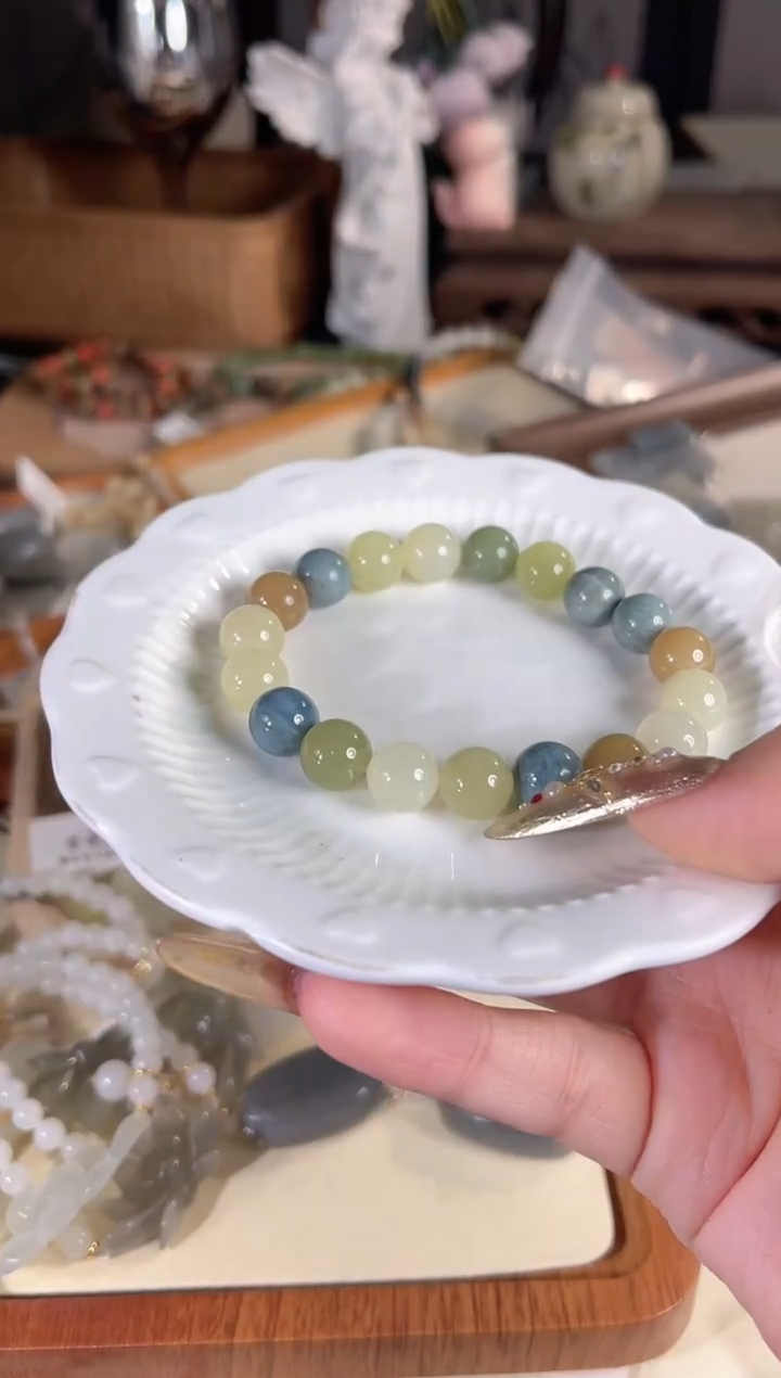 未镶嵌手链和田玉多样性发其一孤品默认微瑕