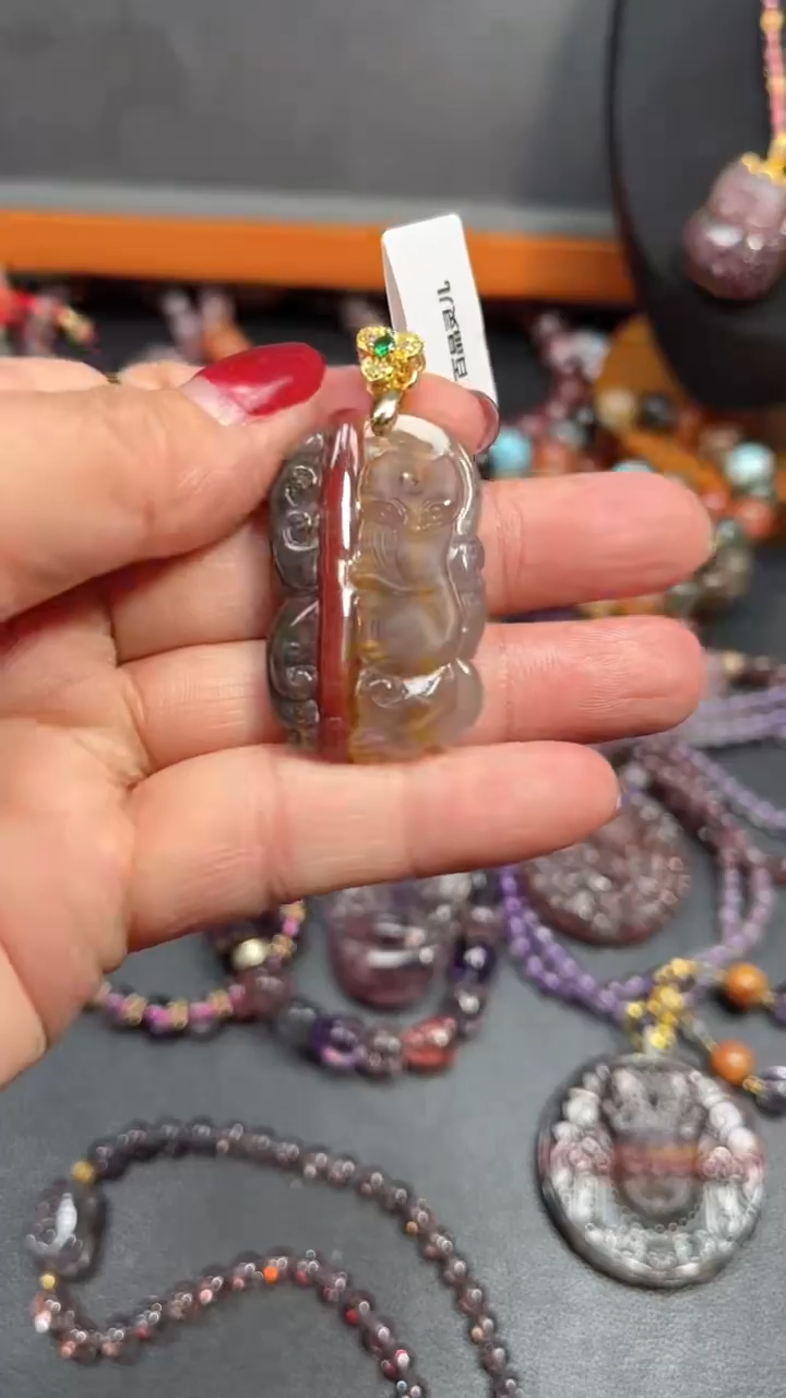 【闪购商品】水晶颈饰未镶嵌【百晶灵儿】天然水晶定制款