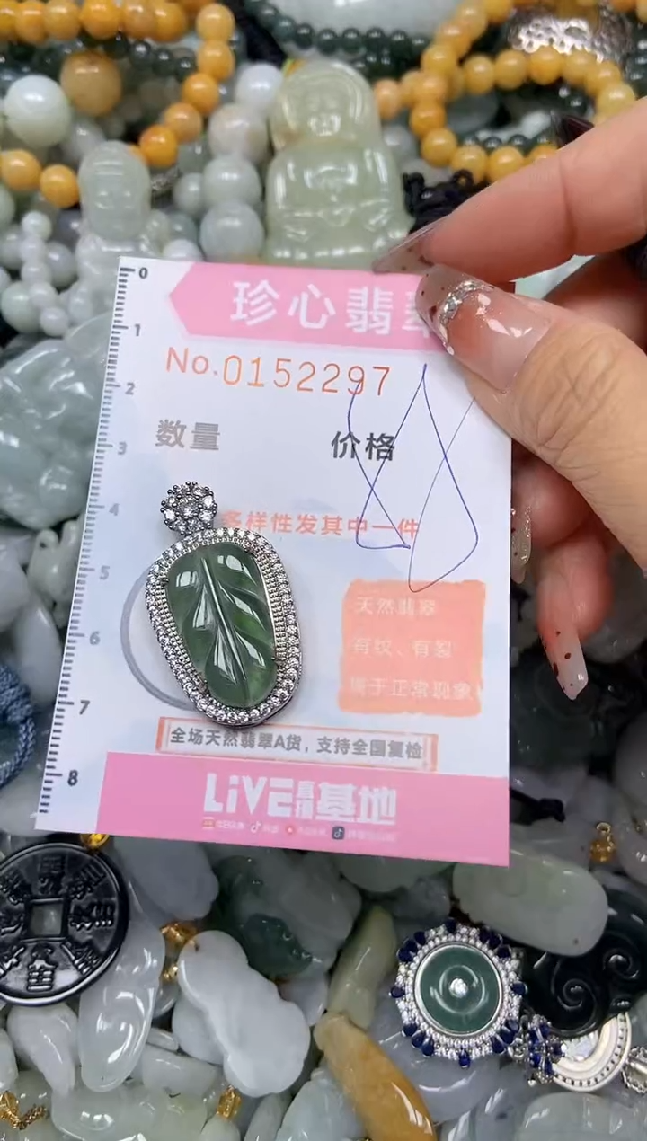 【闪购商品】翡翠颈饰未镶嵌闪购链接0152297